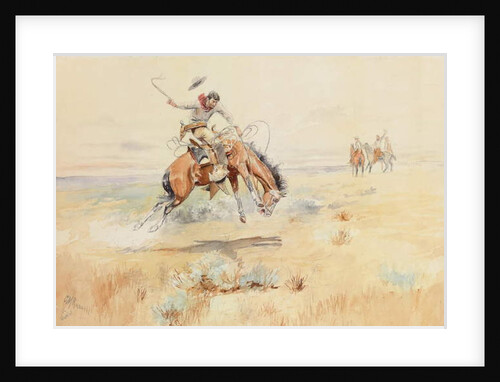 The Bronco Buster, 1894 by Charles Marion Russell