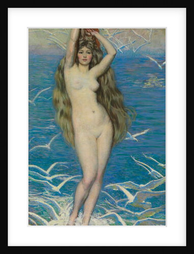 Girl with Gulls, c.1920 by Philip Leslie Hale