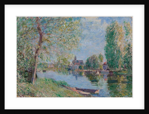 Spring in Moret-sur-Loing; Le printemps a Moret sur Loing, 1891 by Alfred Sisley