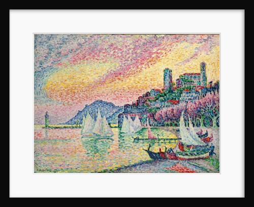 Old Port of Cannes; Vieux port de Cannes, 1918 by Paul Signac