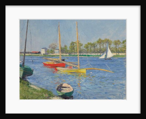 The Seine at Argenteuil, 1882 by Gustave Caillebotte