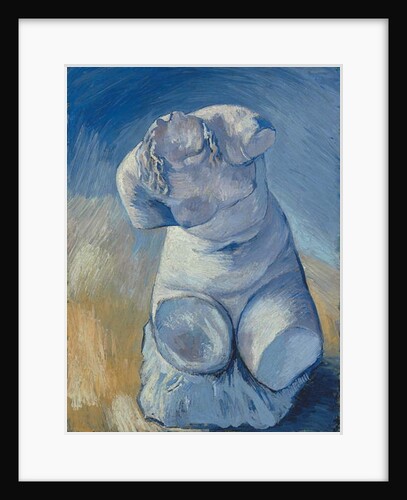 Plaster Statuette: Female Torso, Front View; Statuette de platre: Torse de femme, vue de face , 1887 by Vincent van Gogh