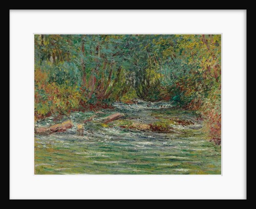 The River Epte at Giverny, Summer; La riviere de l'Epte a Giverny, l'ete, 1884 by Claude Monet