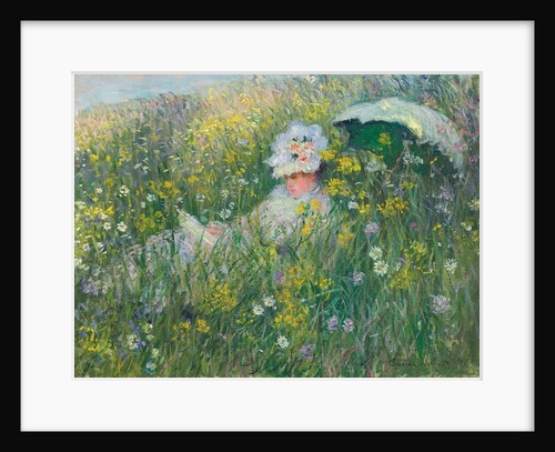 In the meadow, 1876 by Claude Monet