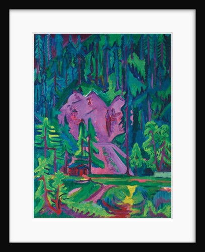 Quarry at Wildboden; Steinbruch bei Wildboden, c.1923 by Ernst Ludwig Kirchner