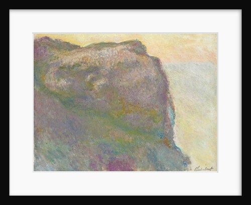 On the Cliff, Petit D'Ailly; Sur la falaise, au Petit Ailly, 1896 by Claude Monet