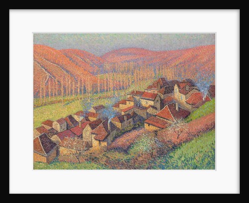 View of the centre of Labastide du Vert; Vue du centre de Labastide du Vert, c.1940 by Henri Jean Guillaume Martin