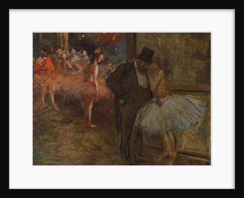 Dancer and Abonne, at the Opera; Danseuse et Abonne, a l'opera, c.1905 by Jean Louis Forain