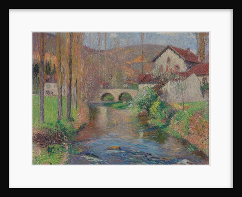 Labastide du Vert Bridge Viewed from Downstream by Henri Martin