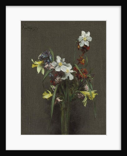 Spring Flowers; Fleurs de printemps, 1873 by Ignace Henri Jean Fantin-Latour