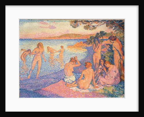 Sunset; L'heure embrasee, 1897 by Theo van Rysselberghe