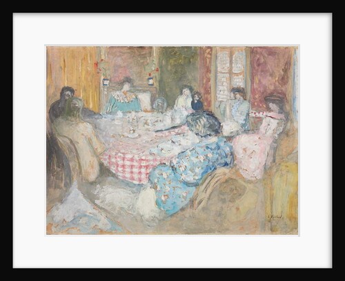 The Checkered Tablecloth; La nappe a carreaux, 1910 by Edouard Vuillard