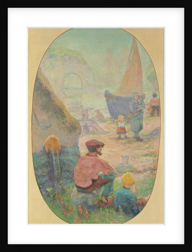 Fishermen at Etretat; Pecheurs a Etretat, 1897 by Claude Emile Schuffenecker