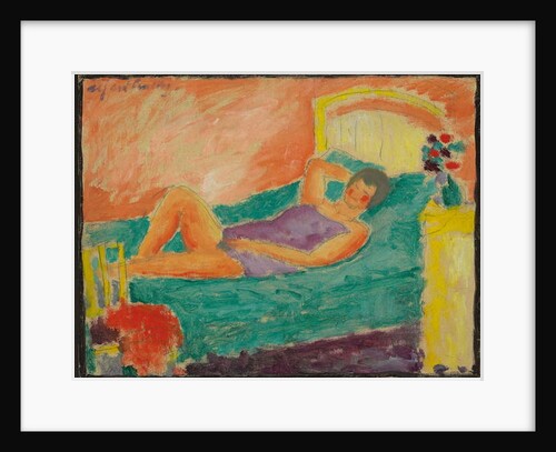 Reclining Girl; Liegendes Madchen, c.1917 by Alexej von Jawlensky