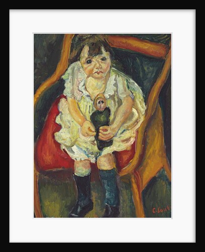Little Girl with a Doll; La Petite Fille a la Poupee, c.1925 by Chaim Soutine