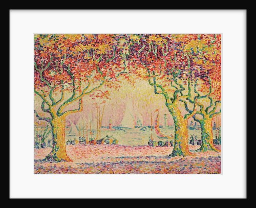 Les Allees, Cannes, 1918-1920 by Paul Signac