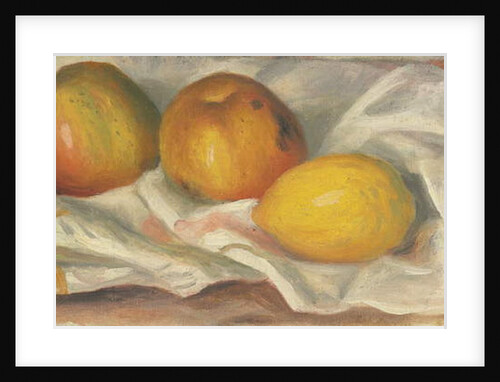 Two Apples and a Lemon by Pierre Auguste Renoir