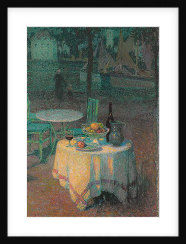 Port Cafe; Le Cafe du Port, 1923 by Henri Eugene Augustin Le Sidaner