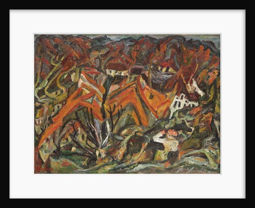 View of the Village; Vue sur le village, 1921-1922 by Chaim Soutine