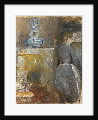 In the Dining Room; Dans la salle a manger, 1880 by Berthe Morisot