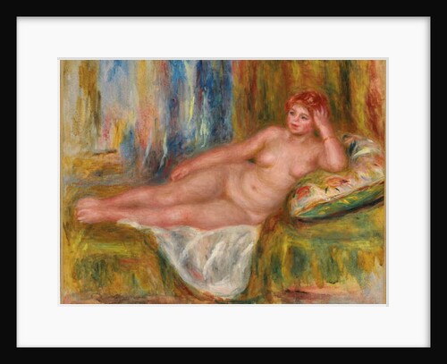 Reclining Female Nude; Femme nue couchee, 1918 by Pierre Auguste Renoir