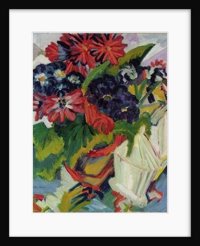 Flowers; Blumen, 1918-1919 by Ernst Ludwig Kirchner