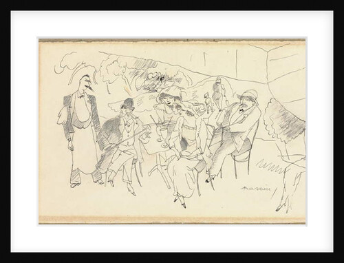 Scene of Figures by Jules Pascin