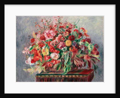 Basket of Flowers; Corbeille de fleurs, 1890 by Pierre Auguste Renoir