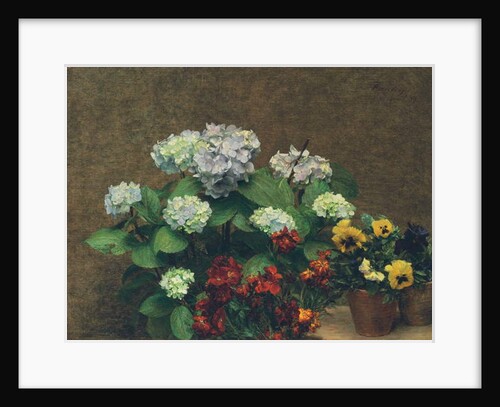 Flowers; Fleurs, 1879 by Ignace Henri Jean Fantin-Latour