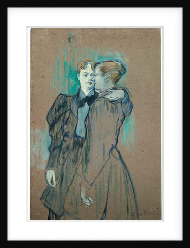 Two Women Waltzing; Deux femmes valsant, 1894 by Henri de Toulouse-Lautrec