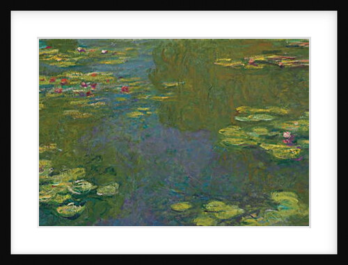 The Waterlily Pond; Le bassin aux nympheas, 1919 by Claude Monet