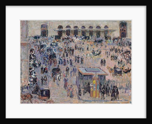 La Place du Havre et la Gare Saint-Lazare, 1893 by Camille Pissarro