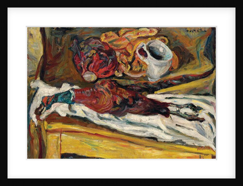 Pheasant with Cabbage; Le faisan au chou, 1926-1927 by Chaim Soutine