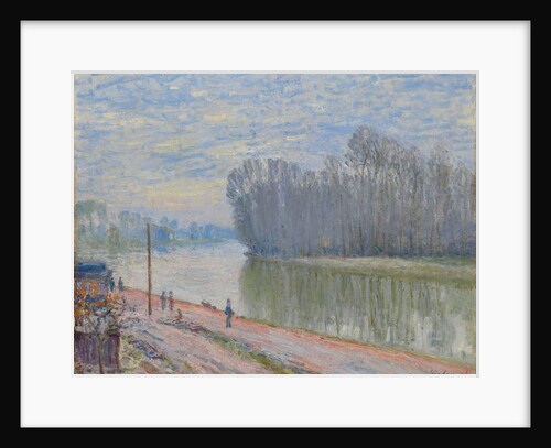 The Loing Canal, Morning; Canal du Loing, effet du matin, 1896 by Alfred Sisley