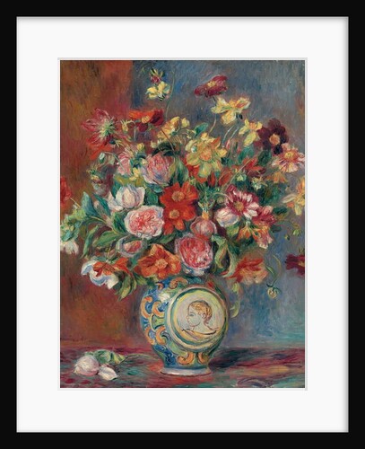 Vase with Flowers; Vase de fleurs, 1881 by Pierre Auguste Renoir