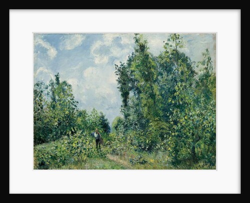 Edge of the Woods; Lisiere de bois, 1878 by Camille Pissarro