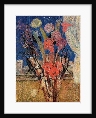 Flowers Over the City; Bloemen over de stad, 1929-1930 by Frits van den Berghe