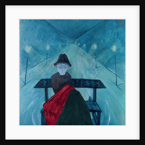 Man in a Sleigh, 1920 by Walter Gramatte