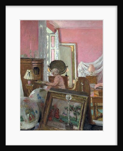 Madam Hessel in her Room at the Chateau des Clayes; Madame Hessel dans sa chambre au Chateau des Clayes, c.1930-1935 by Edouard Vuillard