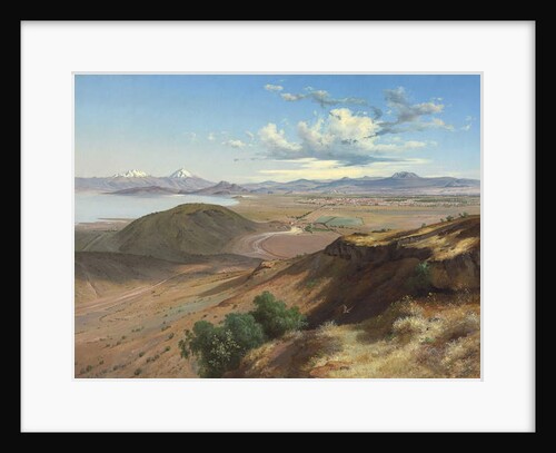 Valley of Mexico from the Hill of Saint Isabel, 1892 by Jose Maria Velasco