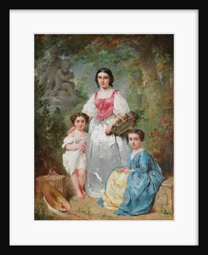 Portrait of the Gros Family, 1860 by Charles Joshua Chaplin