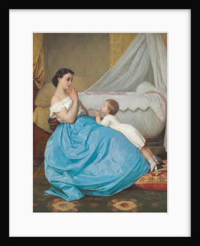 A Bedtime Prayer, 1858 by Auguste Toulmouche