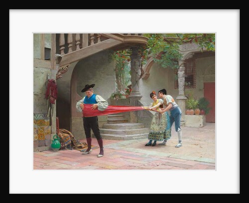 Grandpa's Sash by Jean or Jehan Georges Vibert