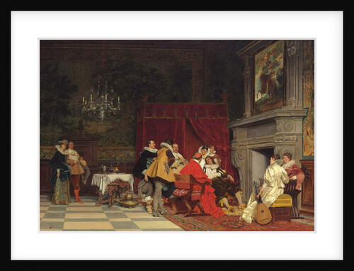 At the Cardinal's, 1880 by Tito Conti