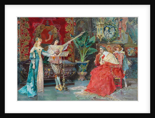 A Musical Interlude, 1881 by Luis Alvarez Catalá