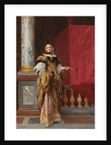 Arriving at the Ball by Gustave Jacquet