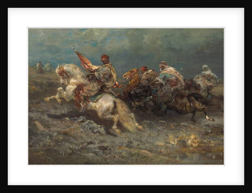 The Stampede by Adolf Schreyer
