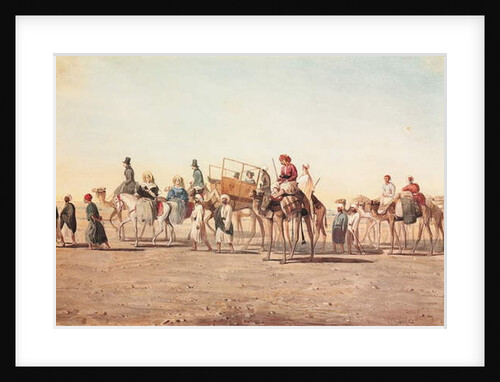 Our Caravan in the Desert by Jean Nicolas Henri de Chacaton