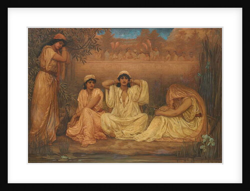 By the Waters of Babylon They Sat Down and Wept, 1853 by Kate Gardiner Hastings