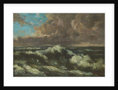Seascape; Paysage de mer, c.1870 by Gustave Courbet
